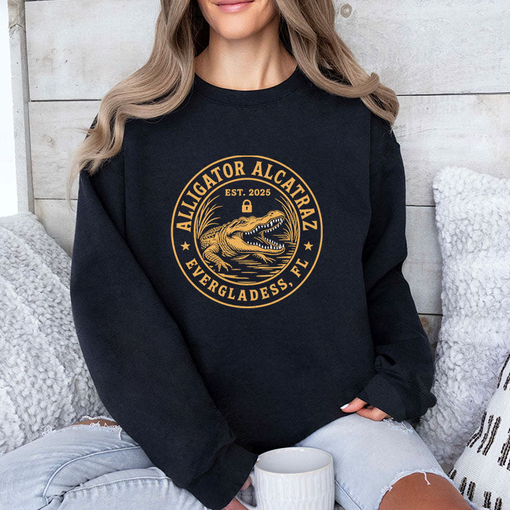 Alligator Alcatraz Florida Everglades Parody Shirt