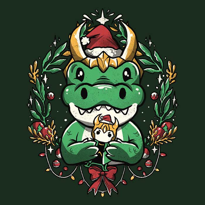 Alligator Christmas - Long Sleeve T-Shirt