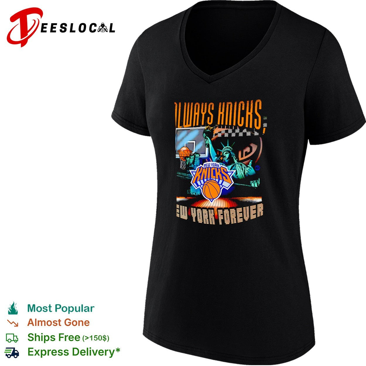 Always Knicks New York Forever New York Knicks basketball team logo shirt