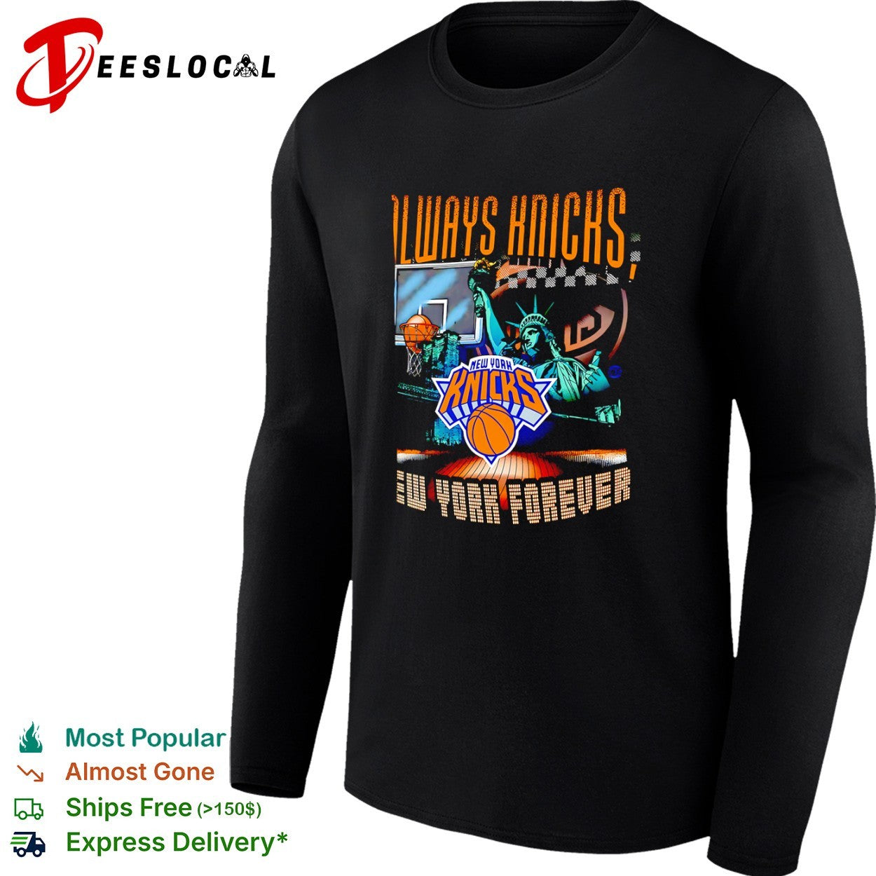 Always Knicks New York Forever New York Knicks basketball team logo shirt