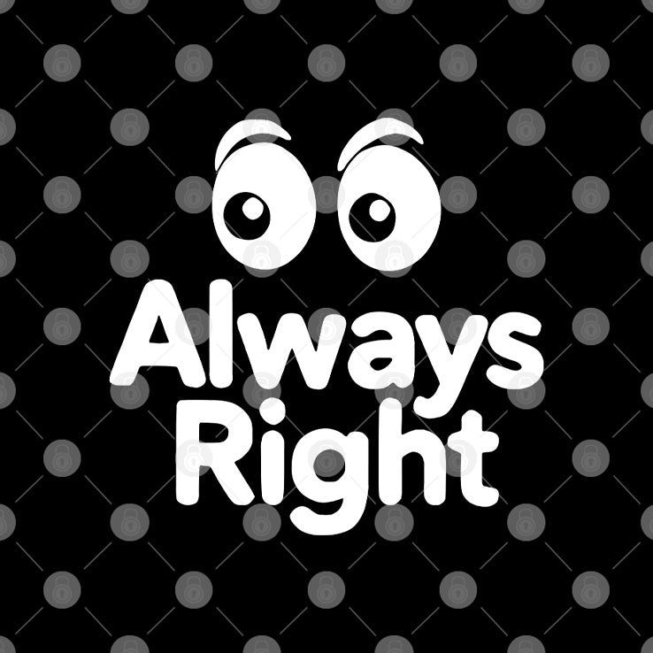 Always Right I’m Not Arguing I’m Just Explaining Why I’m Right Shirt
