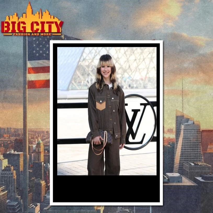 Alysa Liu Hit Up Louis Vuitton’s Paris Fashion Week Show Poster Shirt