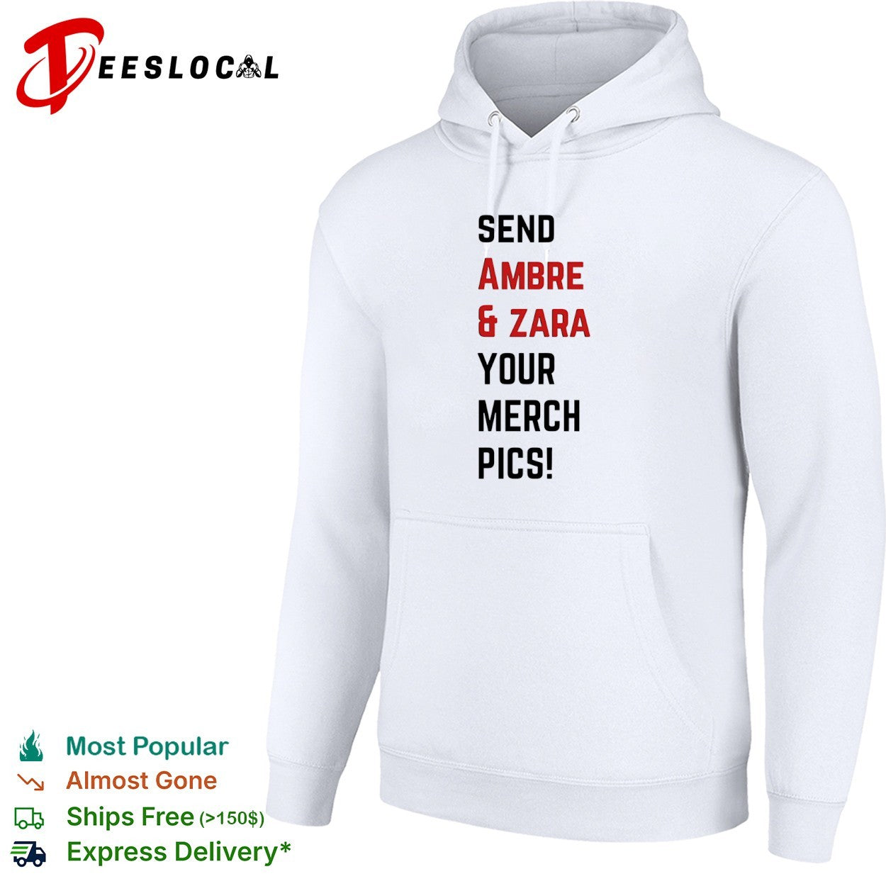 Ambre and Zara send your merch pics shirt