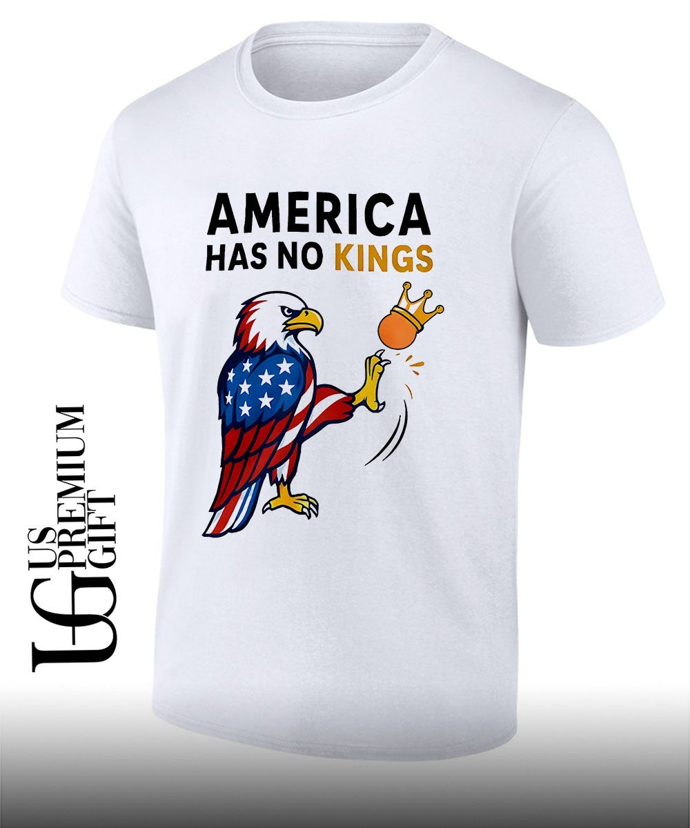 America Has No Kings Eagle Kick Orange Anti Trump shirt
