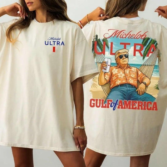 America Michelob Ultra Shirt, Trump Gulf Of America Shirt, Political, American Gulf Coast