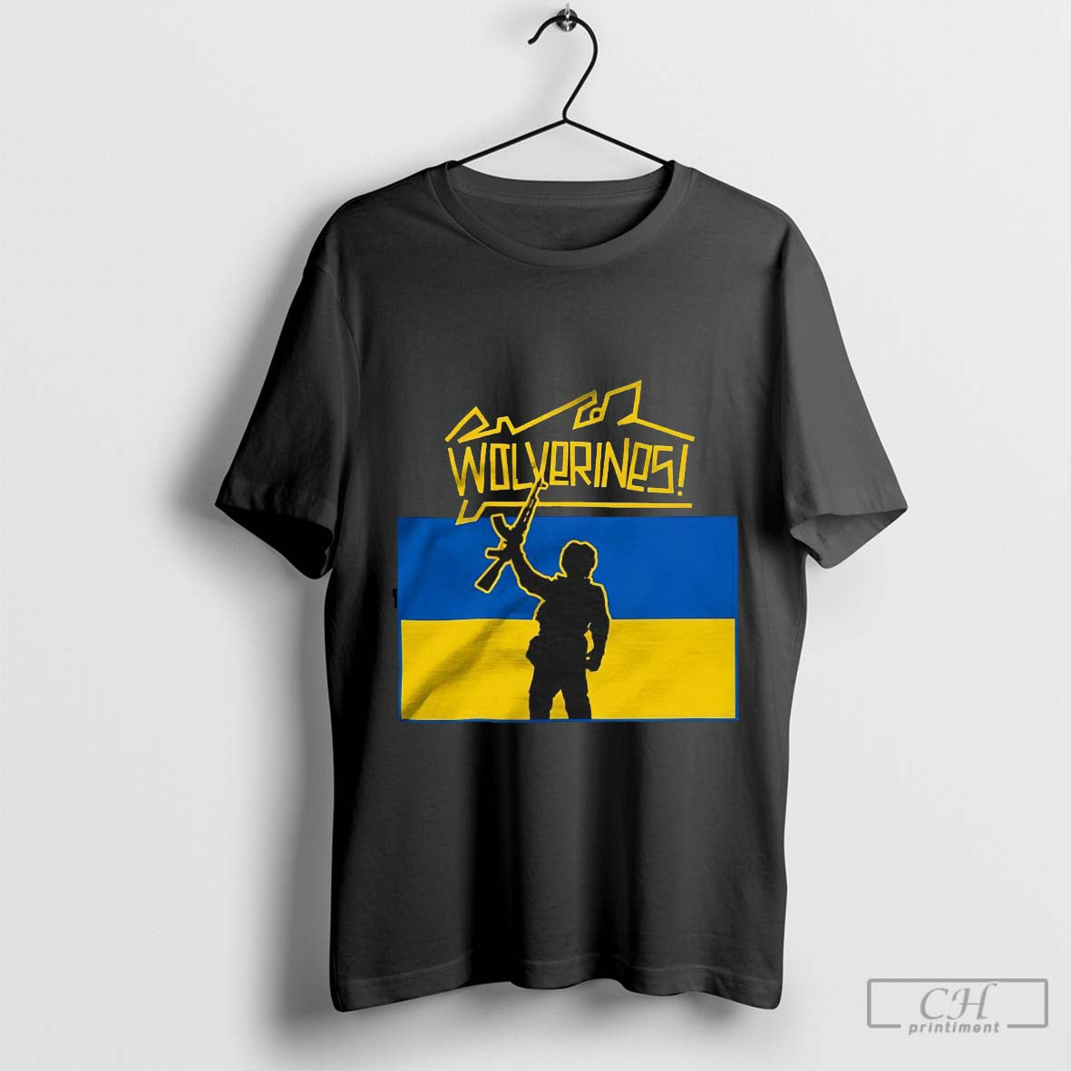 America Wolverines Support Ukraine - clothing by TeeHivey.com