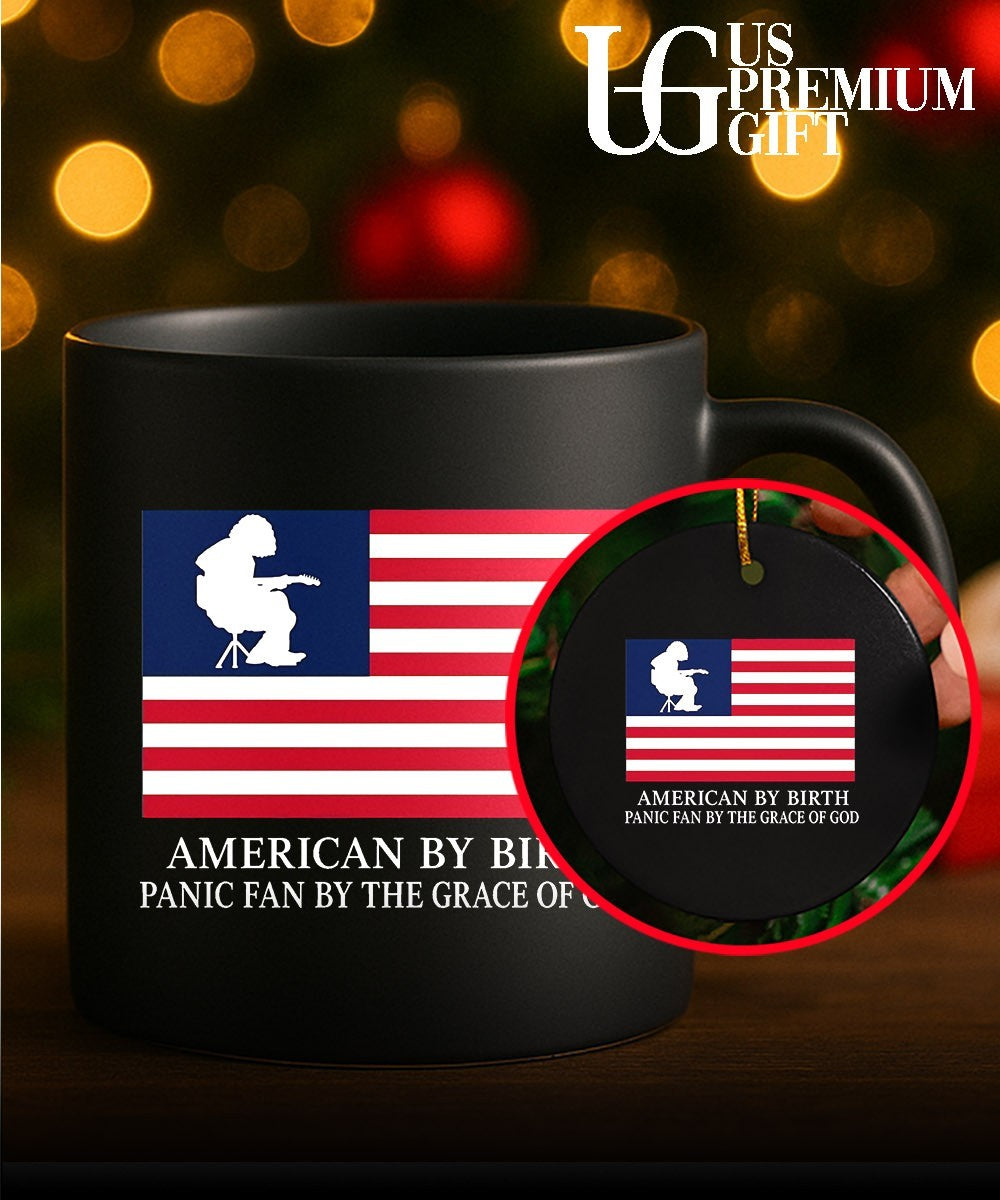 American By Birth Panic fan by the grace of god shirt