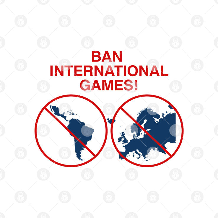 American Football First Ban International Games Shirt