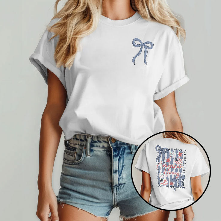 American Honey Coquette 4th Of July T Shirt