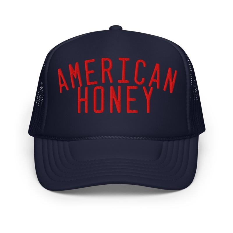 American honey Trucker Hat, Otto Foam & Mesh Back Adjustable Snapback Cap
