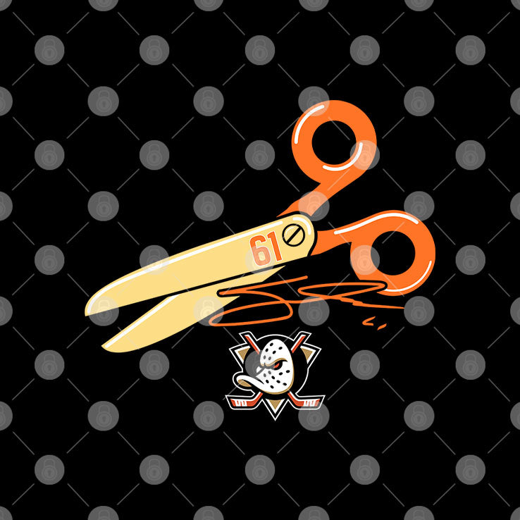 Anaheim Ducks Cutter Gauthier Scissors Shirt