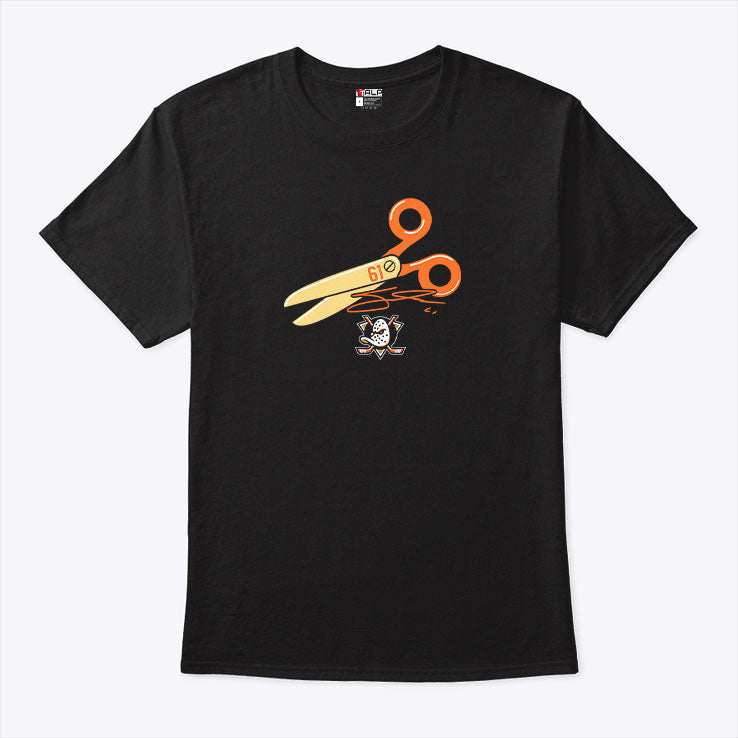 Anaheim Ducks Cutter Gauthier Scissors Shirt