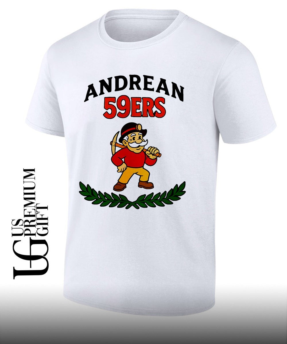 Andrean High School mascot Prospector Andrean 59ers shirt
