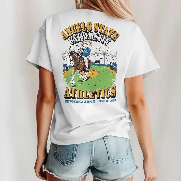 Angelo State University Athletics Budweiser Clydesdales April 10 2026 Shirt