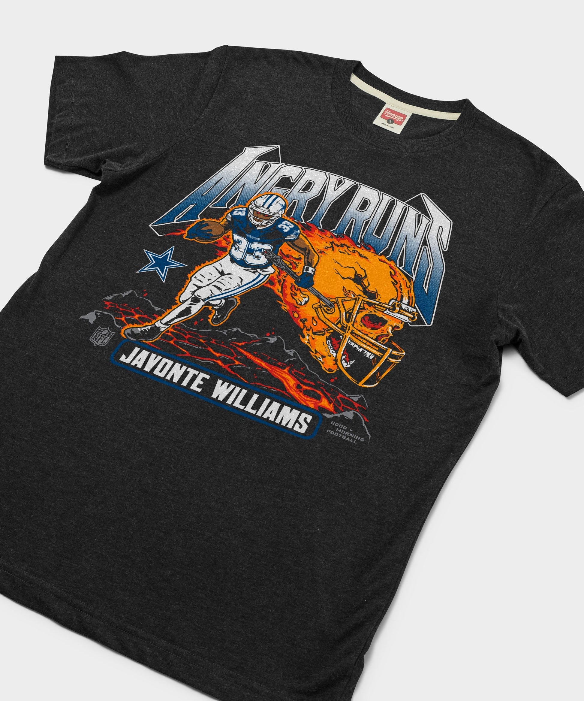 Angry Runs 2025 Cowboys Javonte Williams