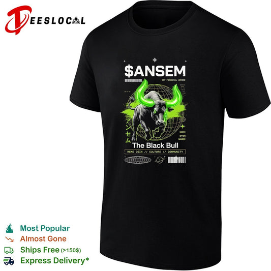 Ansem The Black Bull Meme Coin Culture Community shirt