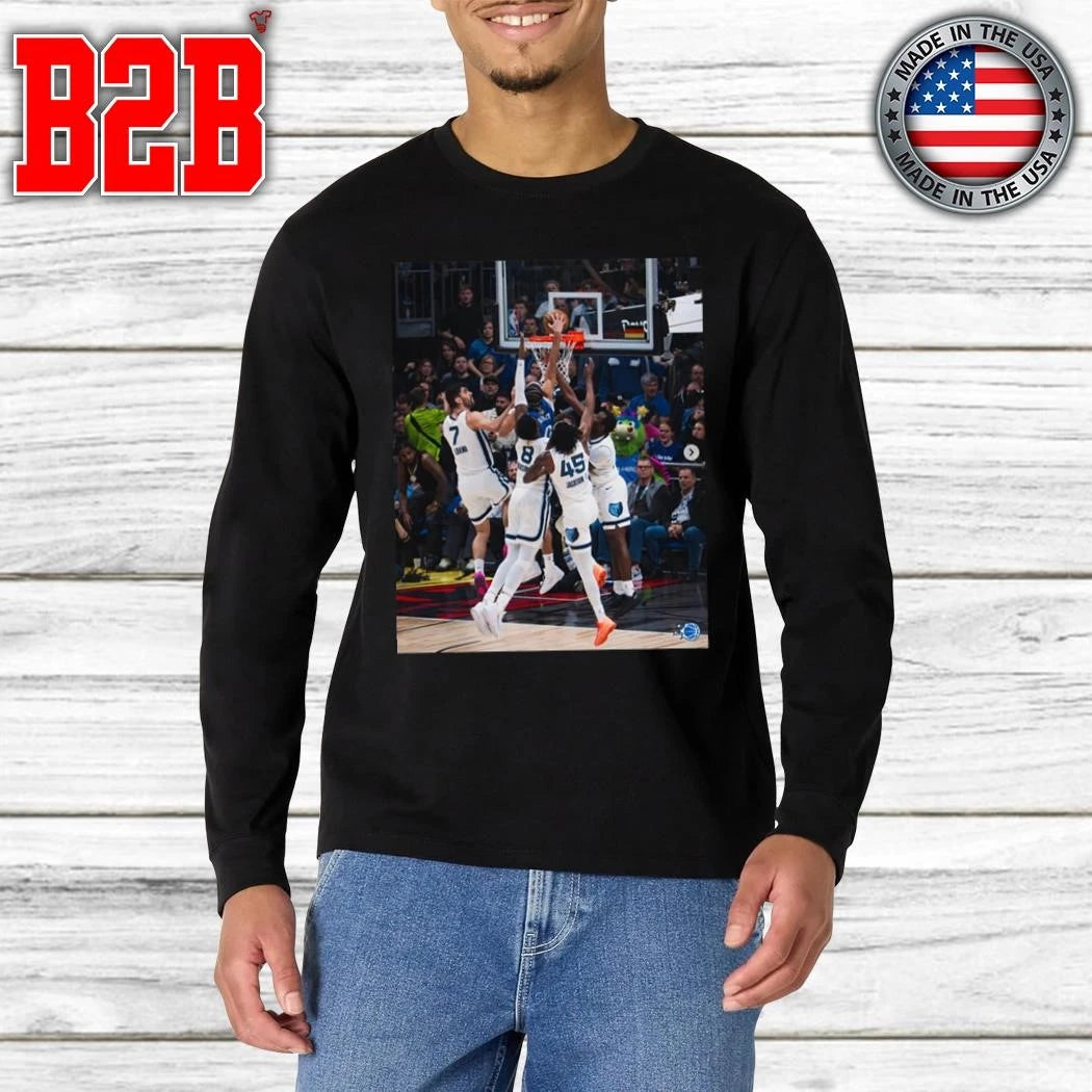 Anthony Black Dunks On Four Defenders Shirt