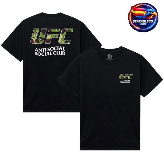 Anti Social Social Club x UFC Unisex UK With Love Two Sided Shirt