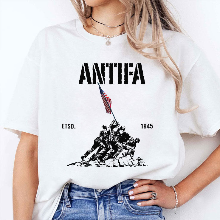 Antifa Estd 1945 T Shirt