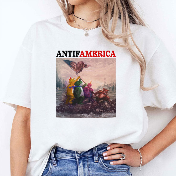 Antifamerica Portland Frog T Shirt
