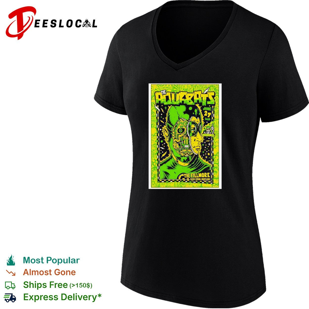 Aquabats The Fillmore poster shirt