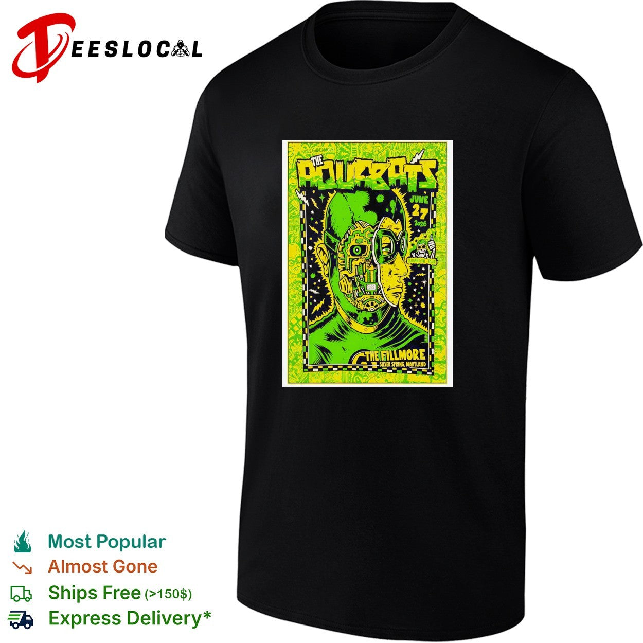 Aquabats The Fillmore poster shirt