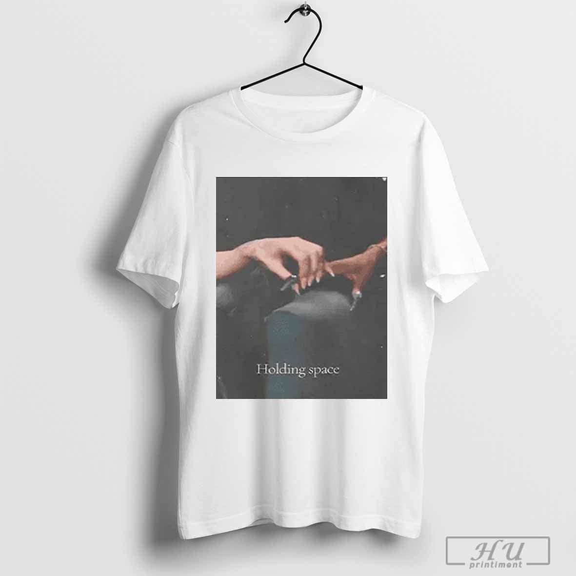 Ariana Holding Cynthia Finger Holding Space Wicked - clothing by TeeHivey.com