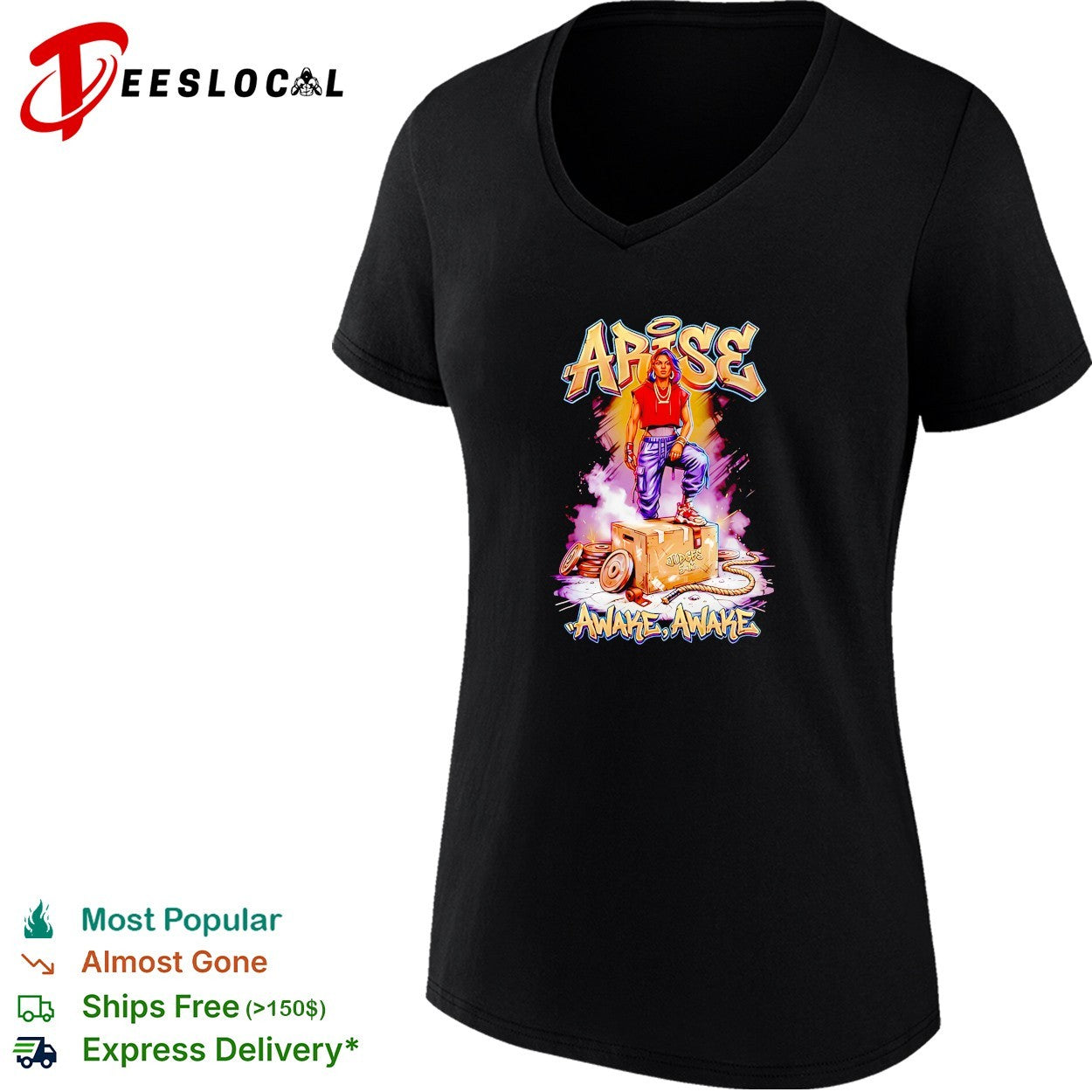 Arise Awake Awake Judges 5 12 bible verse retro shirt