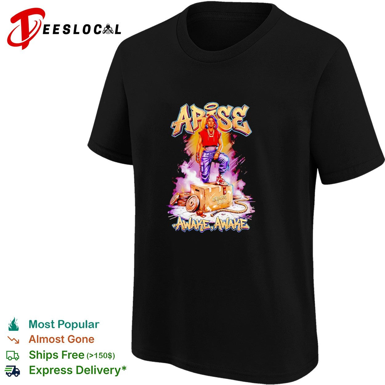 Arise Awake Awake Judges 5 12 bible verse retro shirt