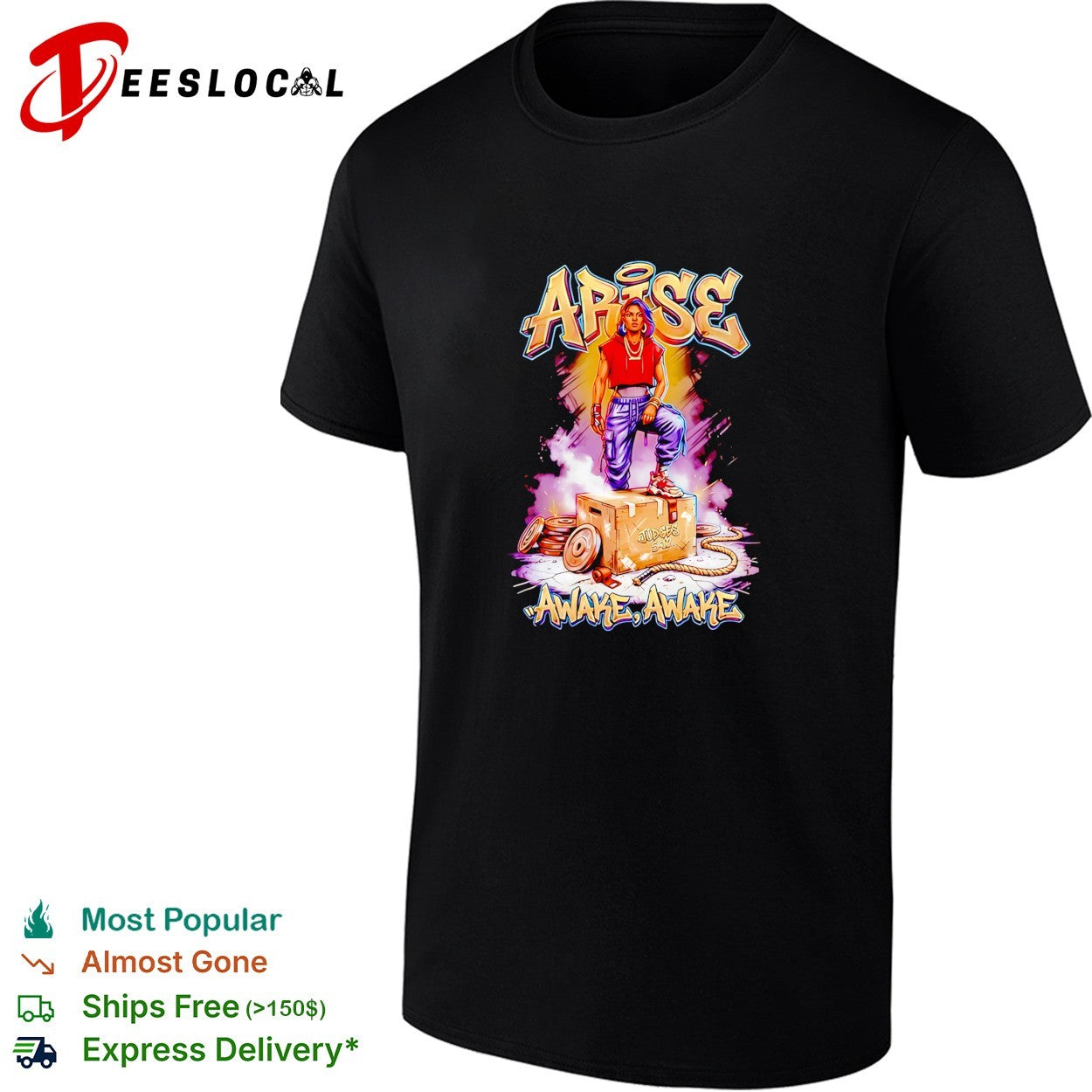 Arise Awake Awake Judges 5 12 bible verse retro shirt