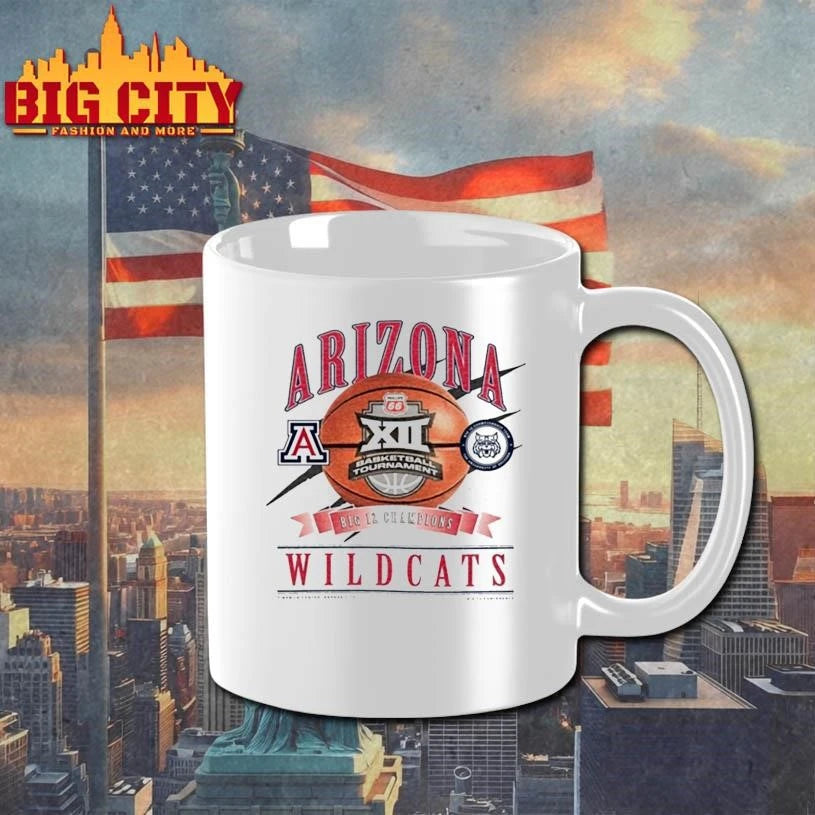 Arizona Wildcats Big 12 Mens Basketball Champions Shirt