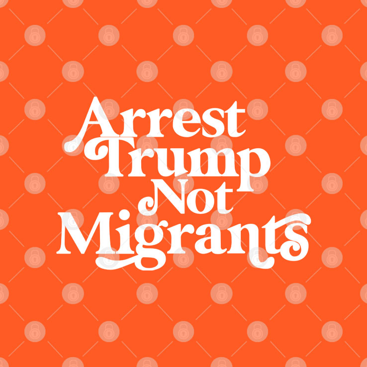 Arrest Trump Not Migrants T Shirt