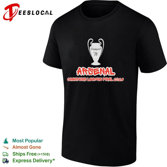 Arsenal Champions League Final 2026 Budapest 26 football tournament soccer shirt
