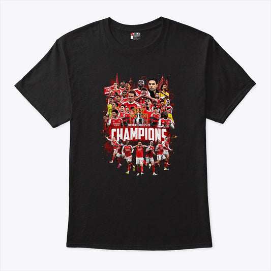 Arsenal FC Premier League Champions 2025-26 T Shirt