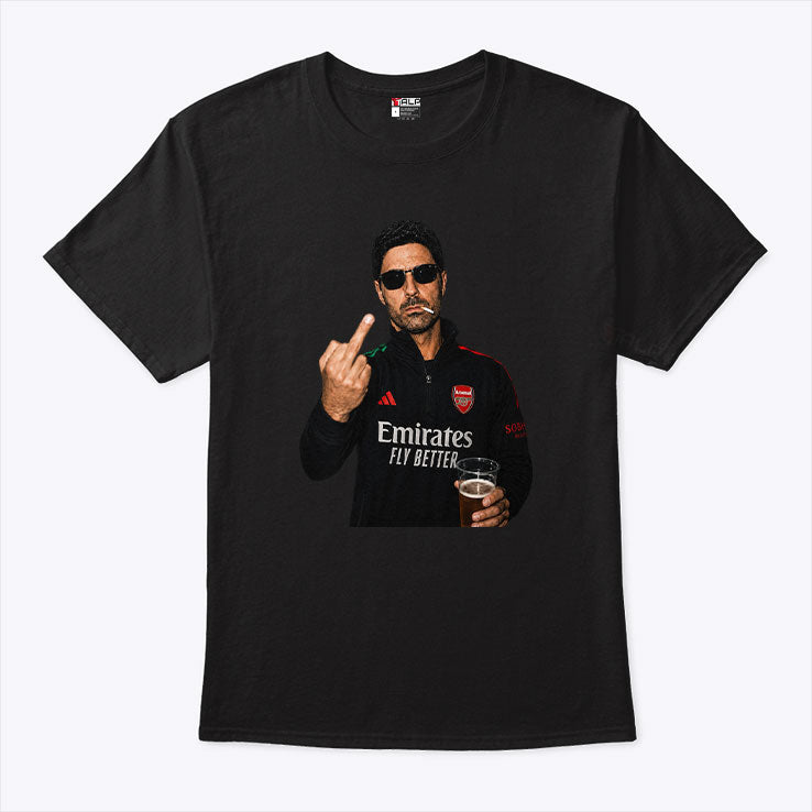 Arsenal Mikel Arteta Middle Finger Shirt