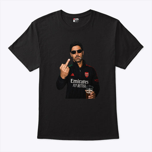 Arsenal Mikel Arteta Middle Finger Shirt