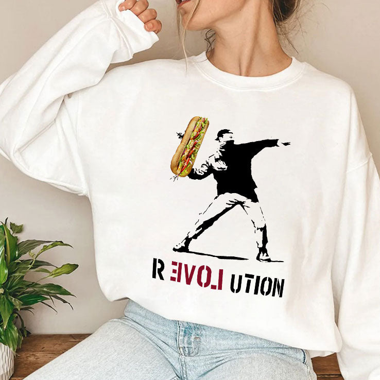Assault With A Deli Weapon Flower Thrower Parody T Shirt