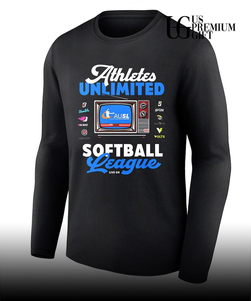 Athletes Unlimited Softball League Bandits Blaze Cascade Spark Talons Volts shirt