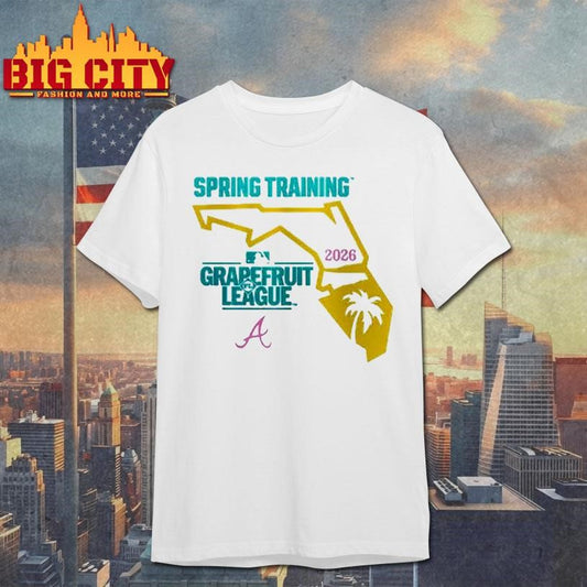 Atlanta Braves 2026 Spring Training Cactus League Influx Ball Bold Shirt