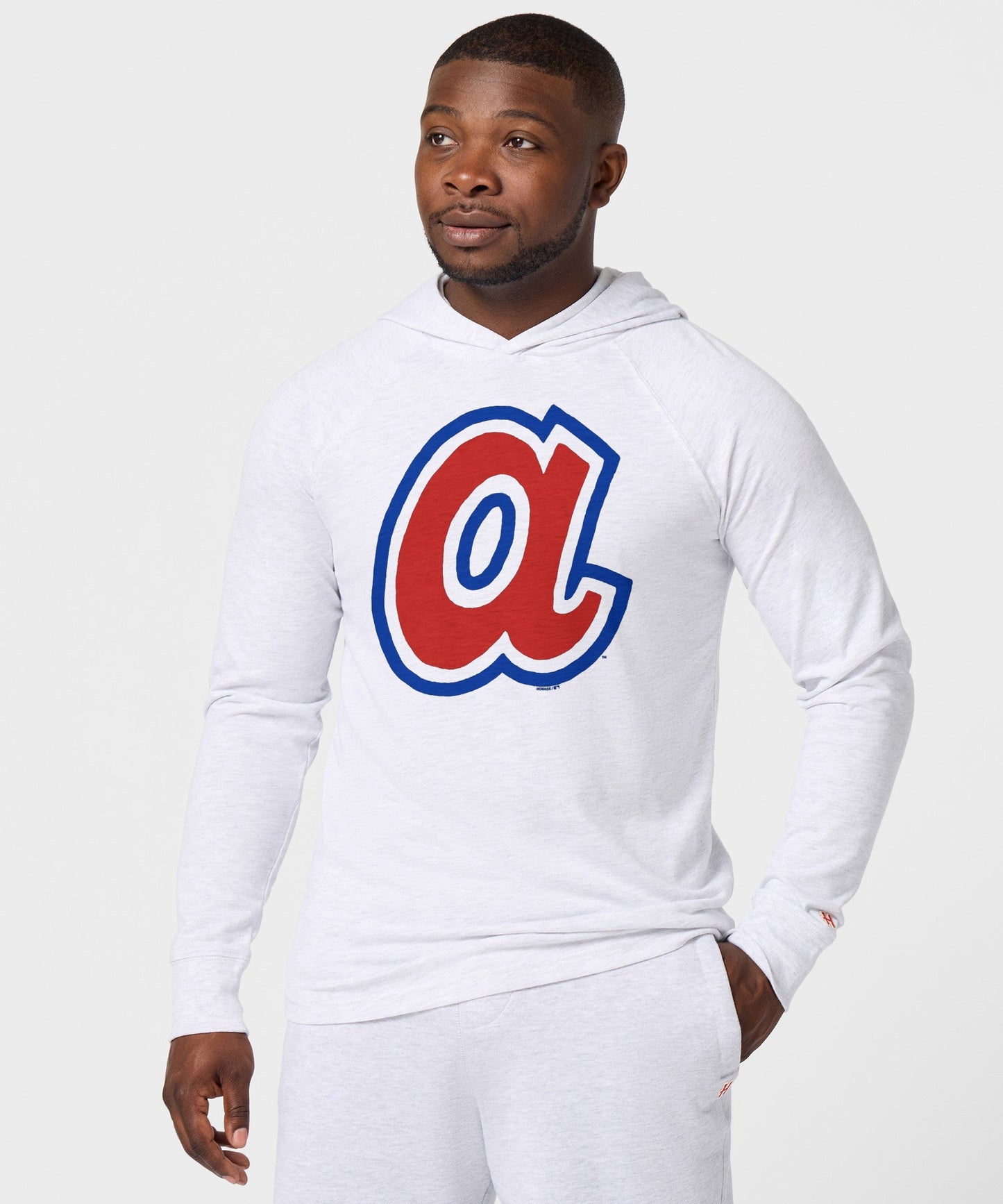 Atlanta Braves Cap Logo '72 Lightweight Hoodie