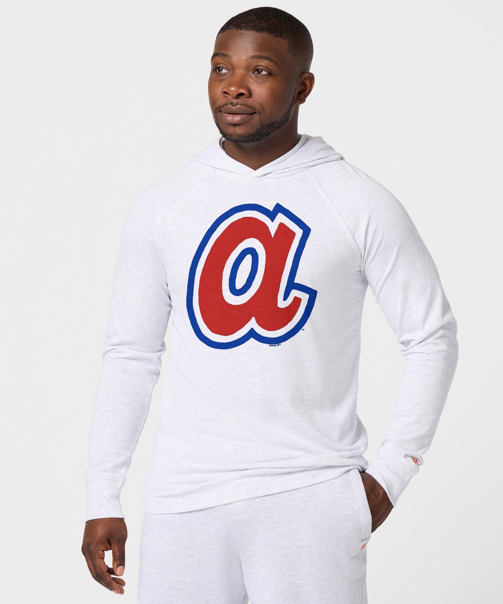 Atlanta Braves Cap Logo '72 Lightweight Hoodie
