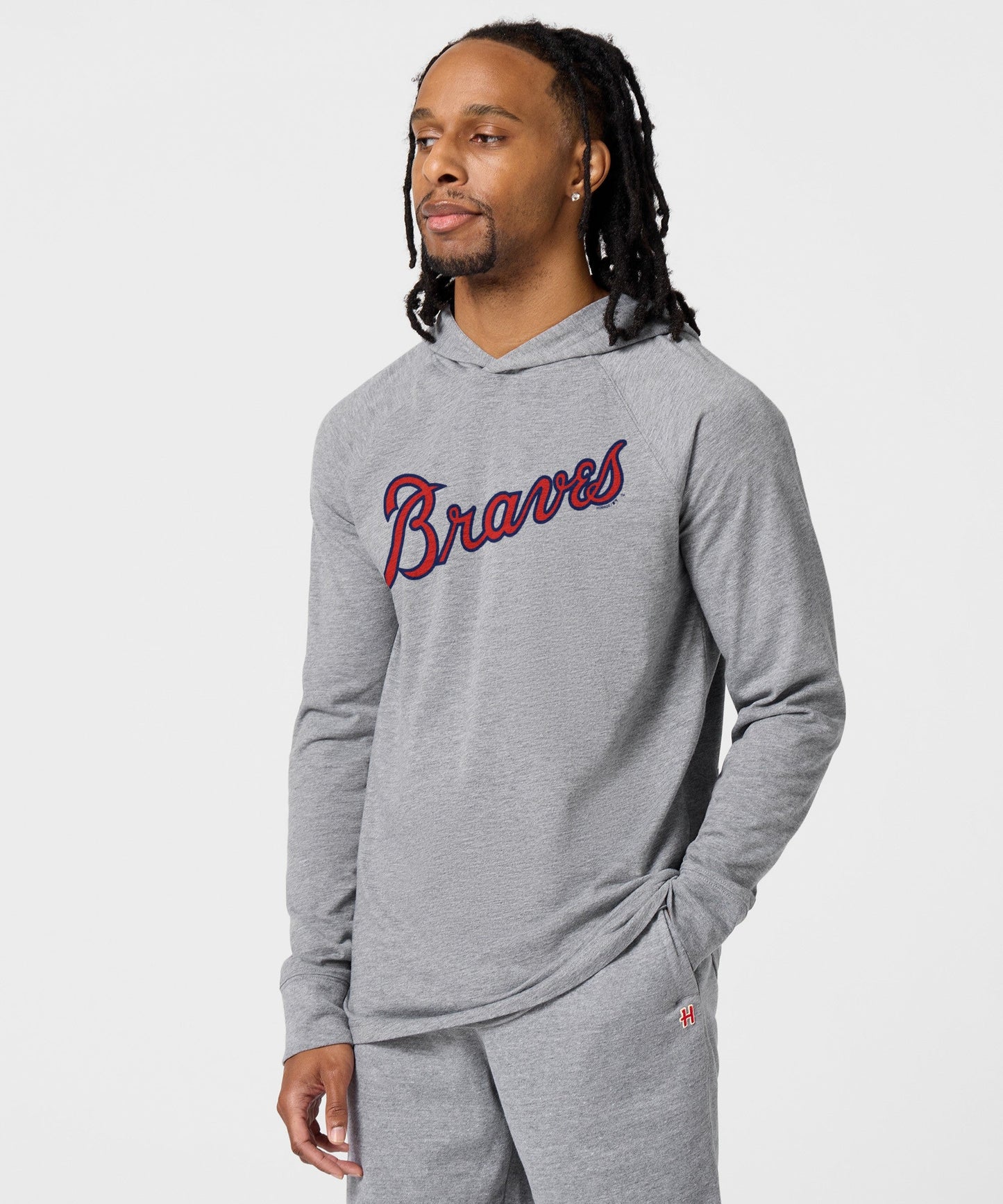 Atlanta Braves Jersey Logo '66 Lightweight Hoodie