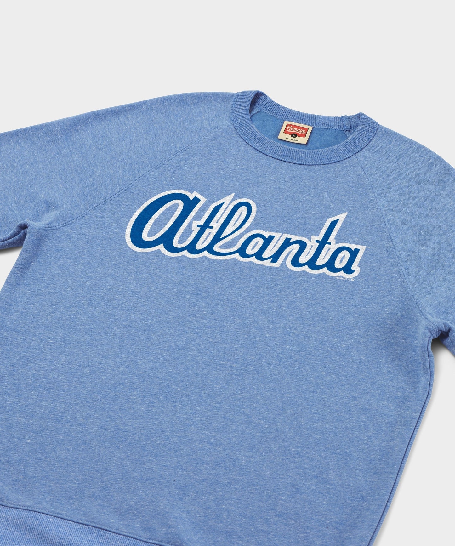 Atlanta Braves Jersey Logo '80 Crewneck