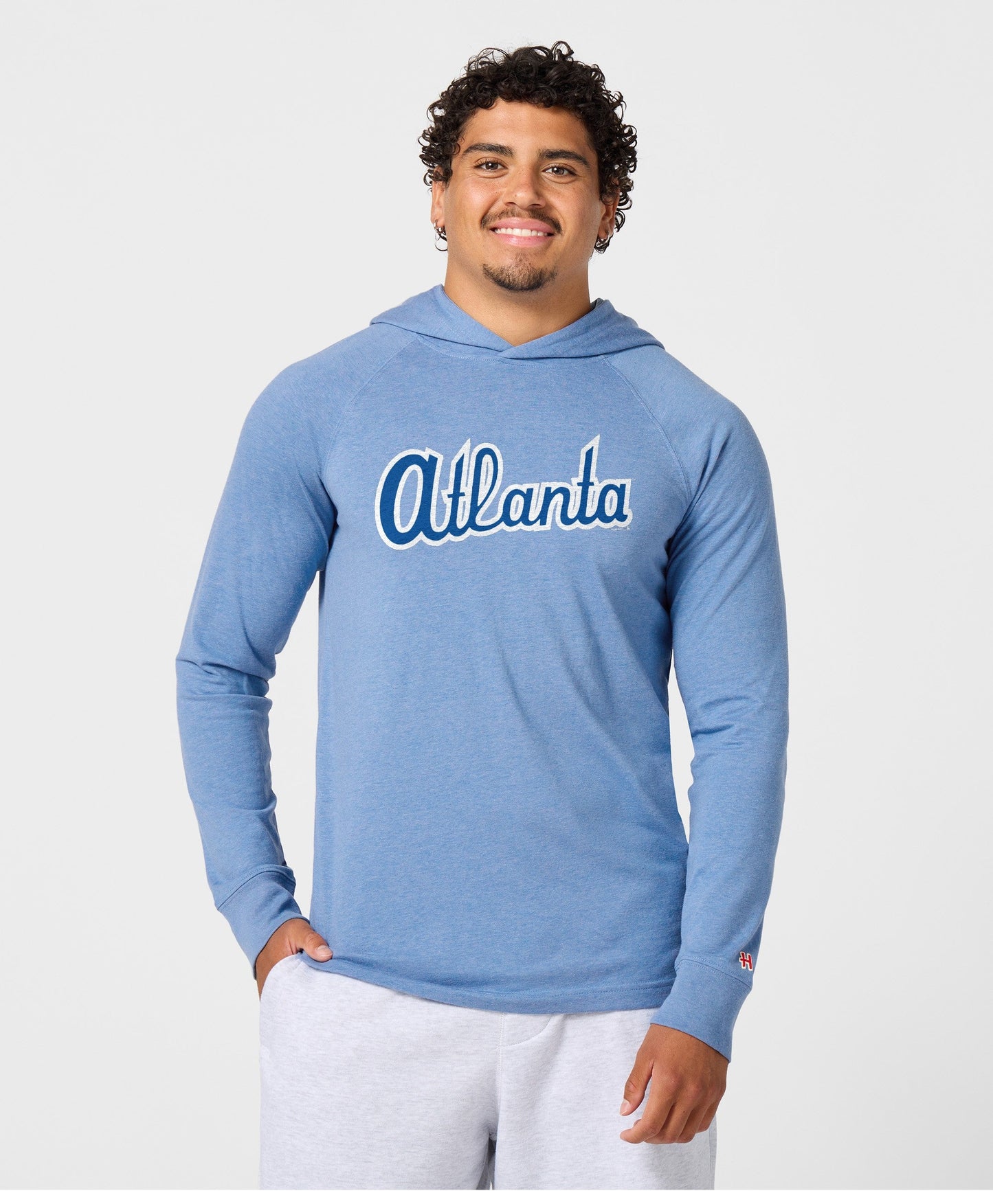 Atlanta Braves Jersey Logo '80 Lightweight Hoodie