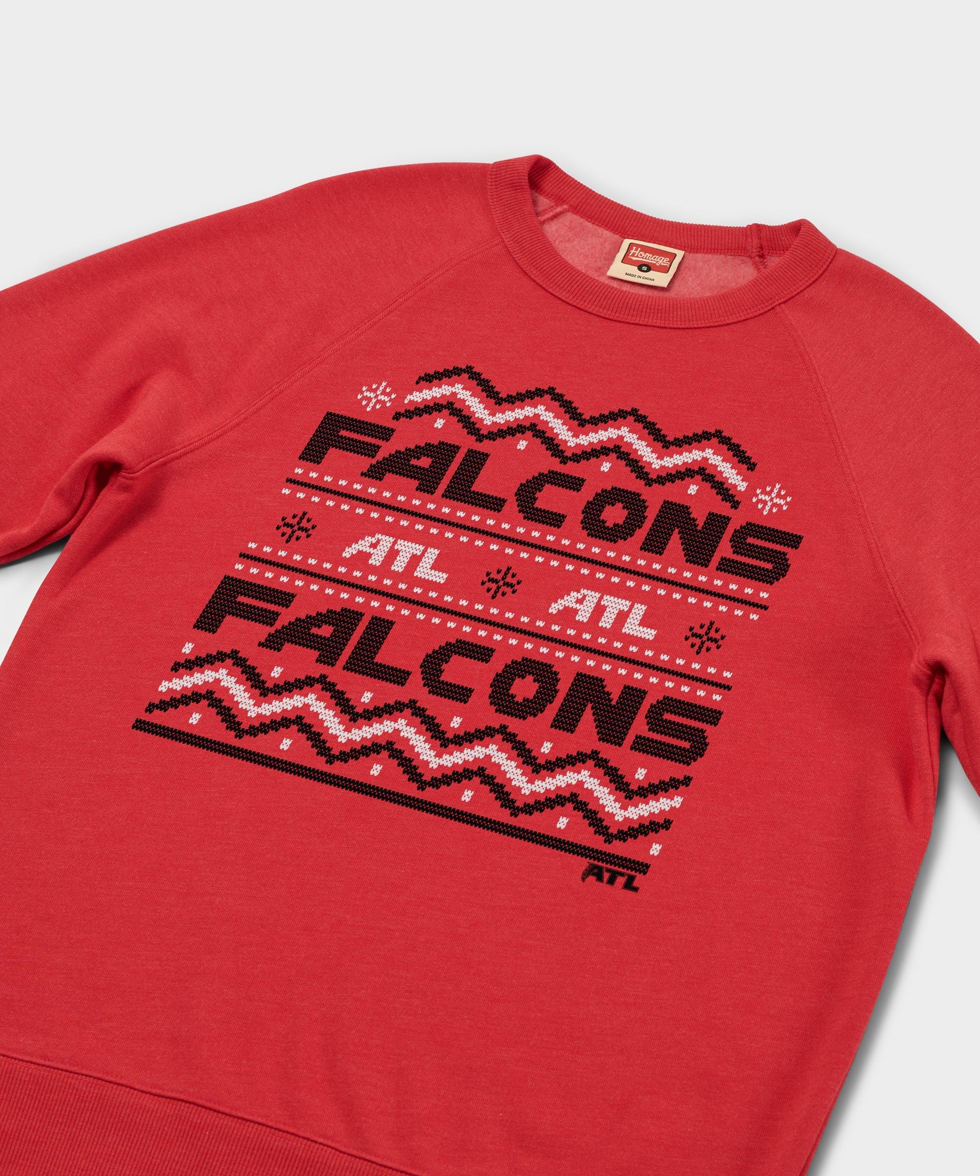 Atlanta Falcons Holiday Crewneck
