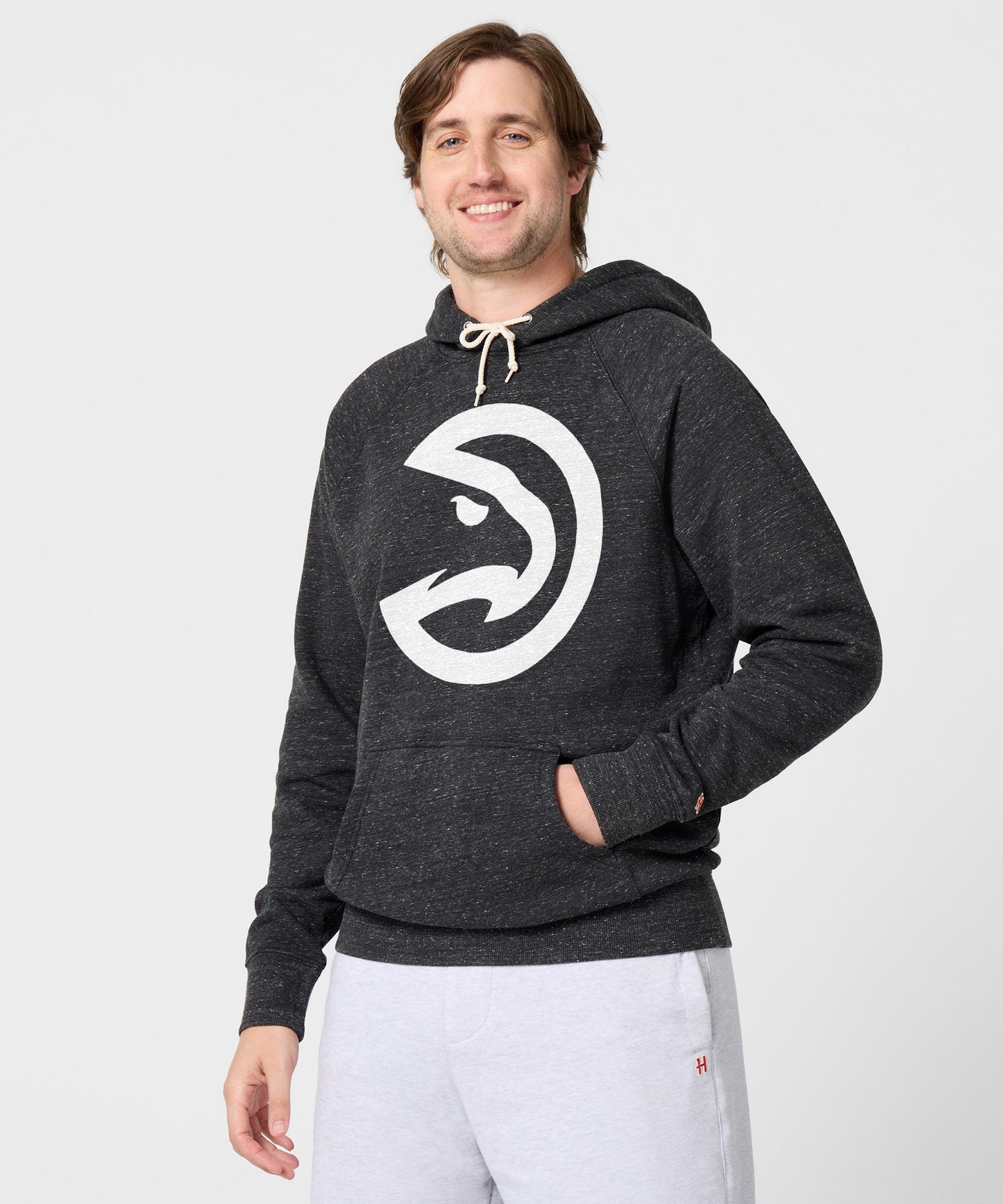 Atlanta Hawks Blacktop Logo Hoodie