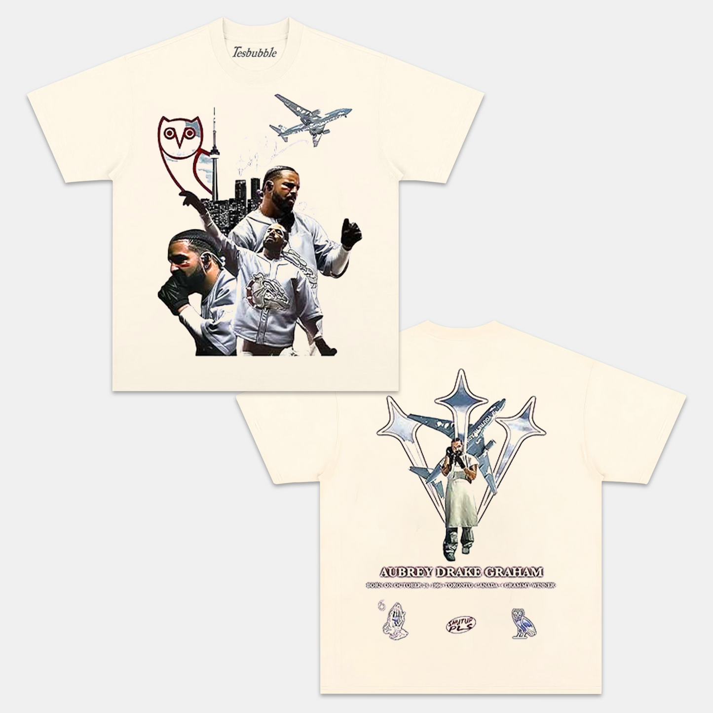 AUBREY DRAKE GRAHAM TEE Style001 - clothing by TeeHivey.com (Image 2)