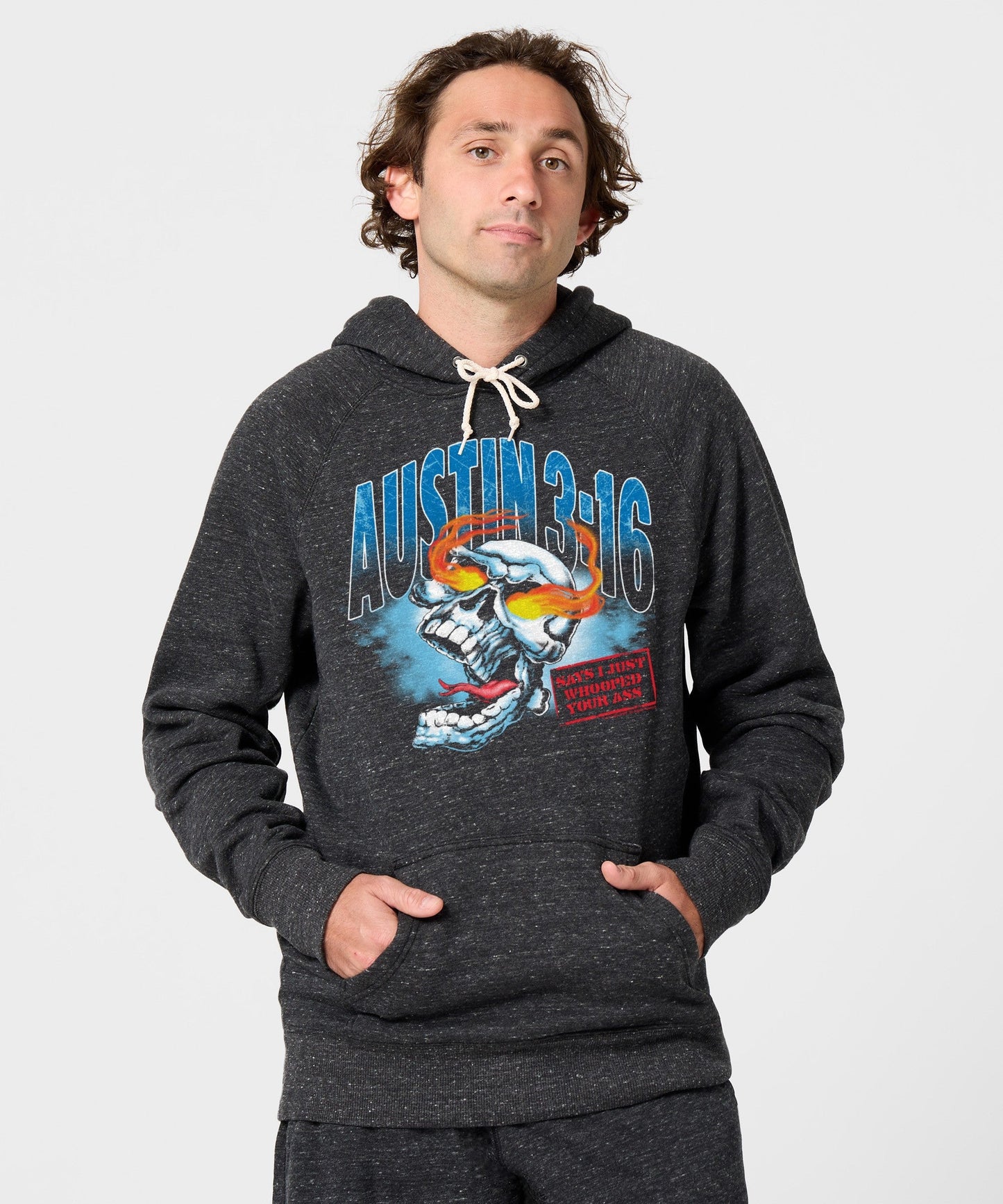 Austin 3:16 Skull Hoodie