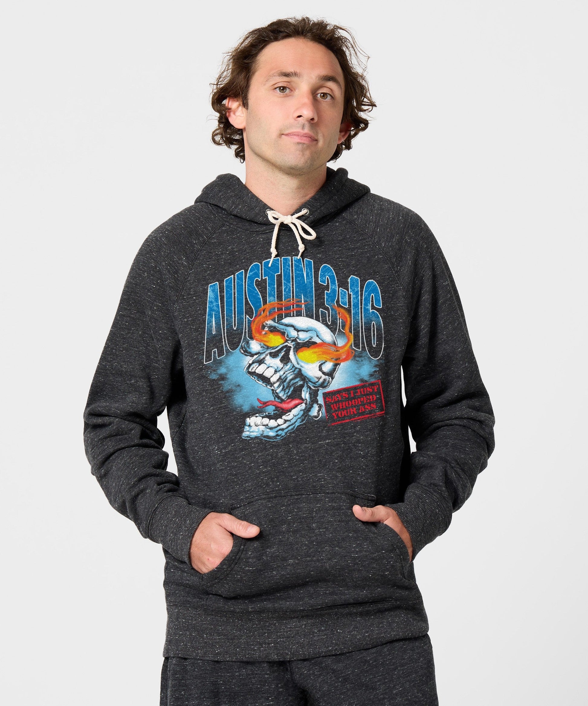 Austin 3:16 Skull Hoodie