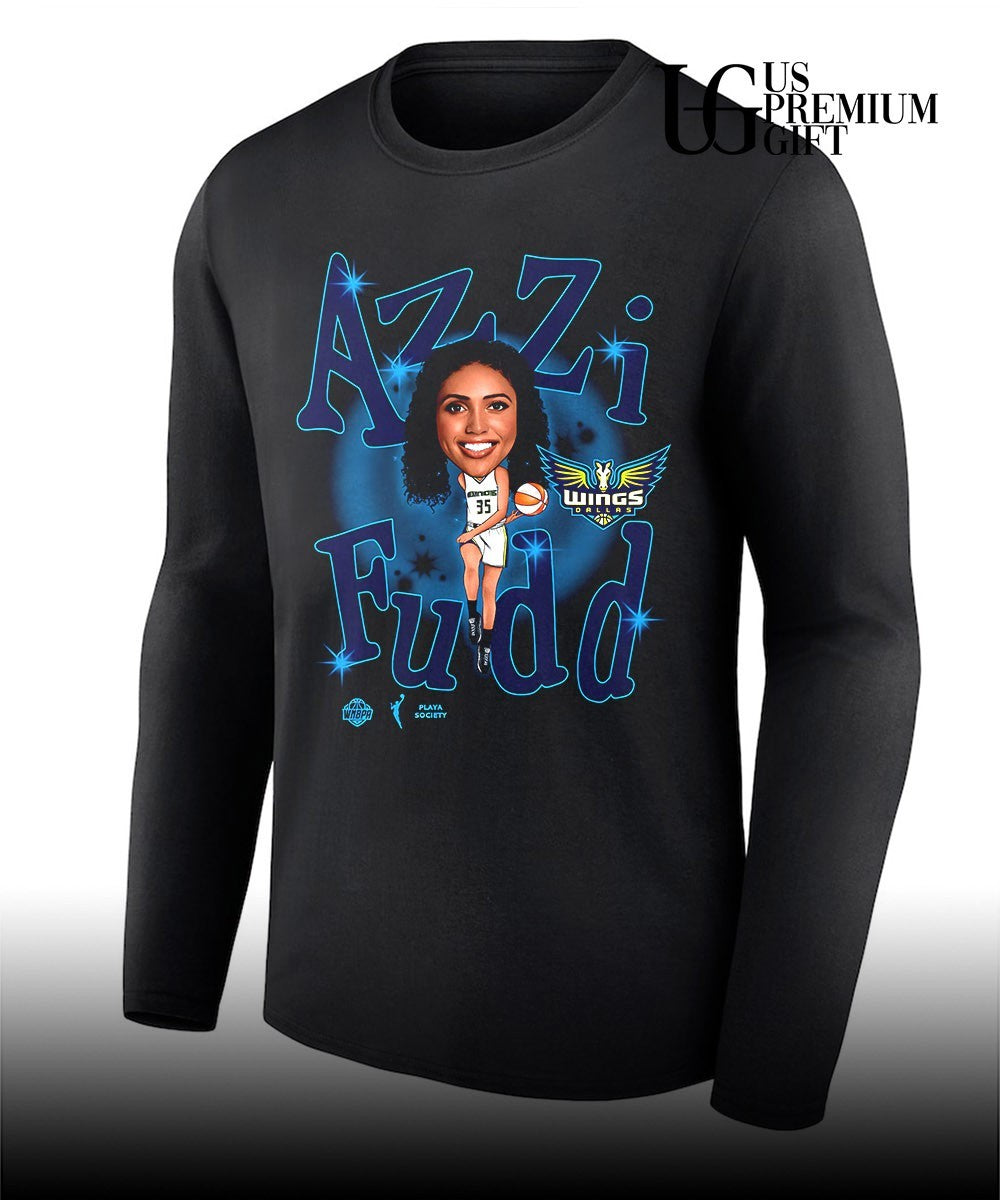 Azzi Fudd Dallas Wings WNBPA Playa Society Basketball Player shirt